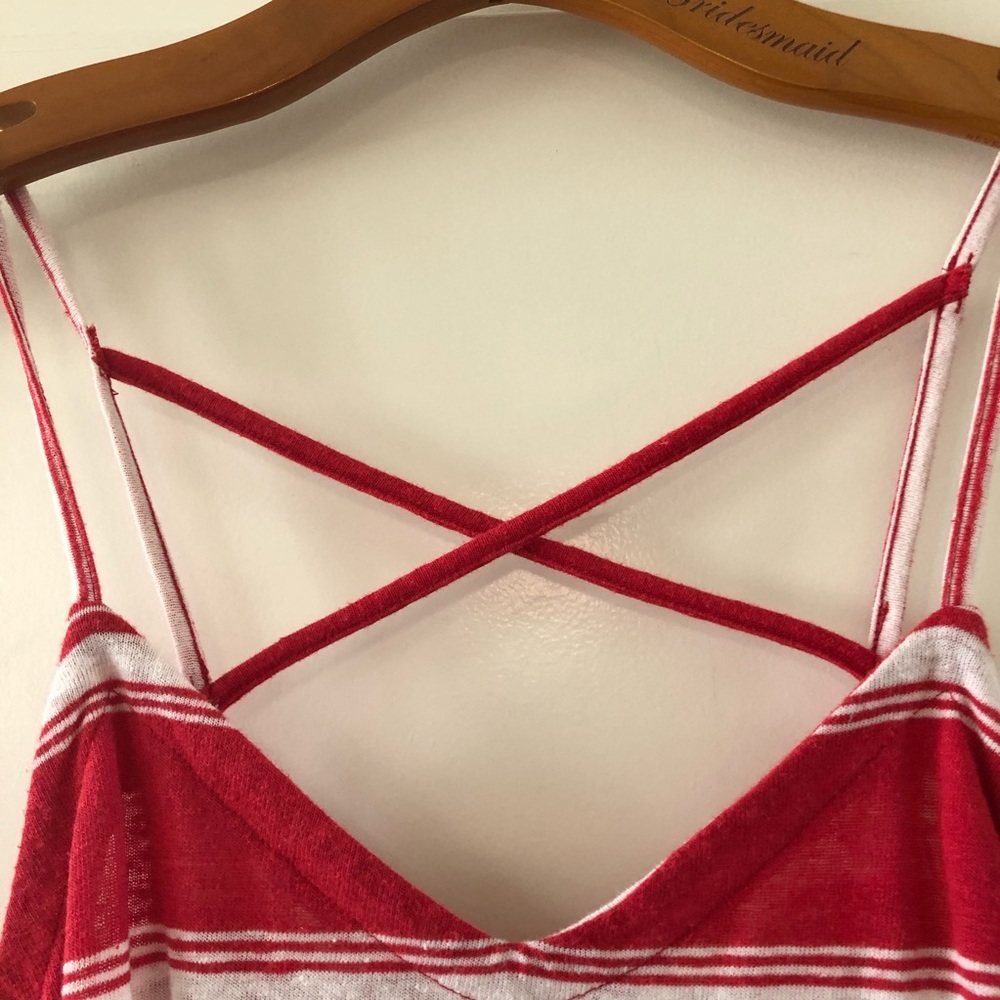 Universal Thread Red Striped Tank Size Large - Picture 5 of 8